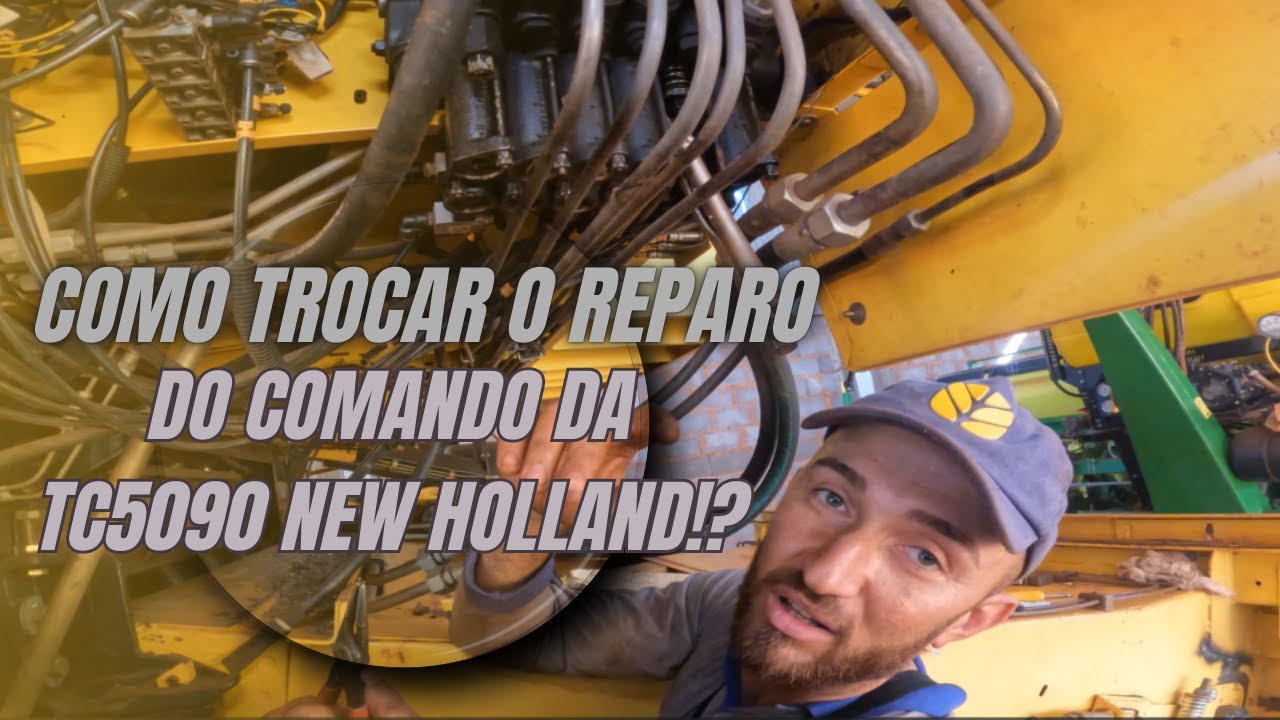 Como trocar o reparo do comando da New Holland 57/59/5070/5090.