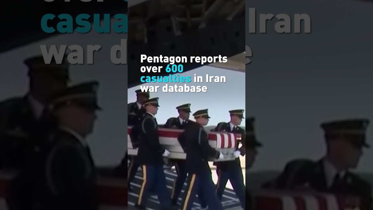 Pentagon reports over 600 casualties in Iran war database