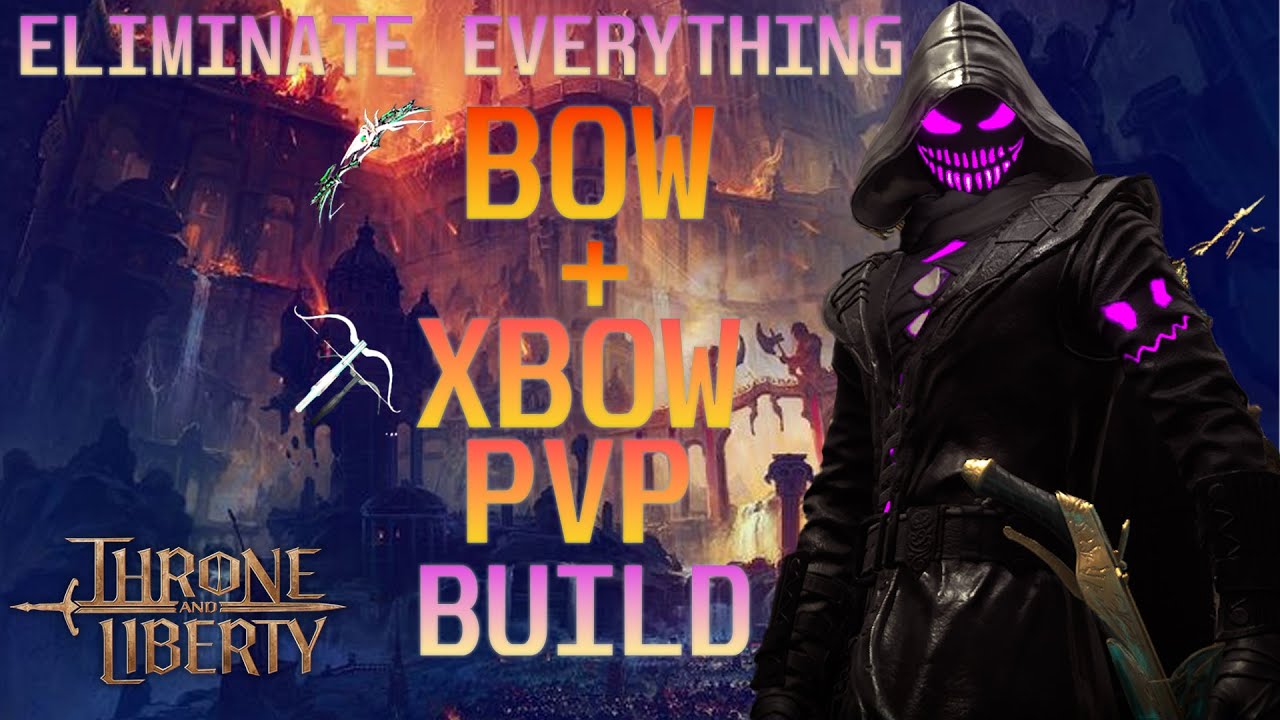 MAX Damage LONGBOW CROSSBOW Updated BUILD to MELT Everything in PVP | Throne and Liberty