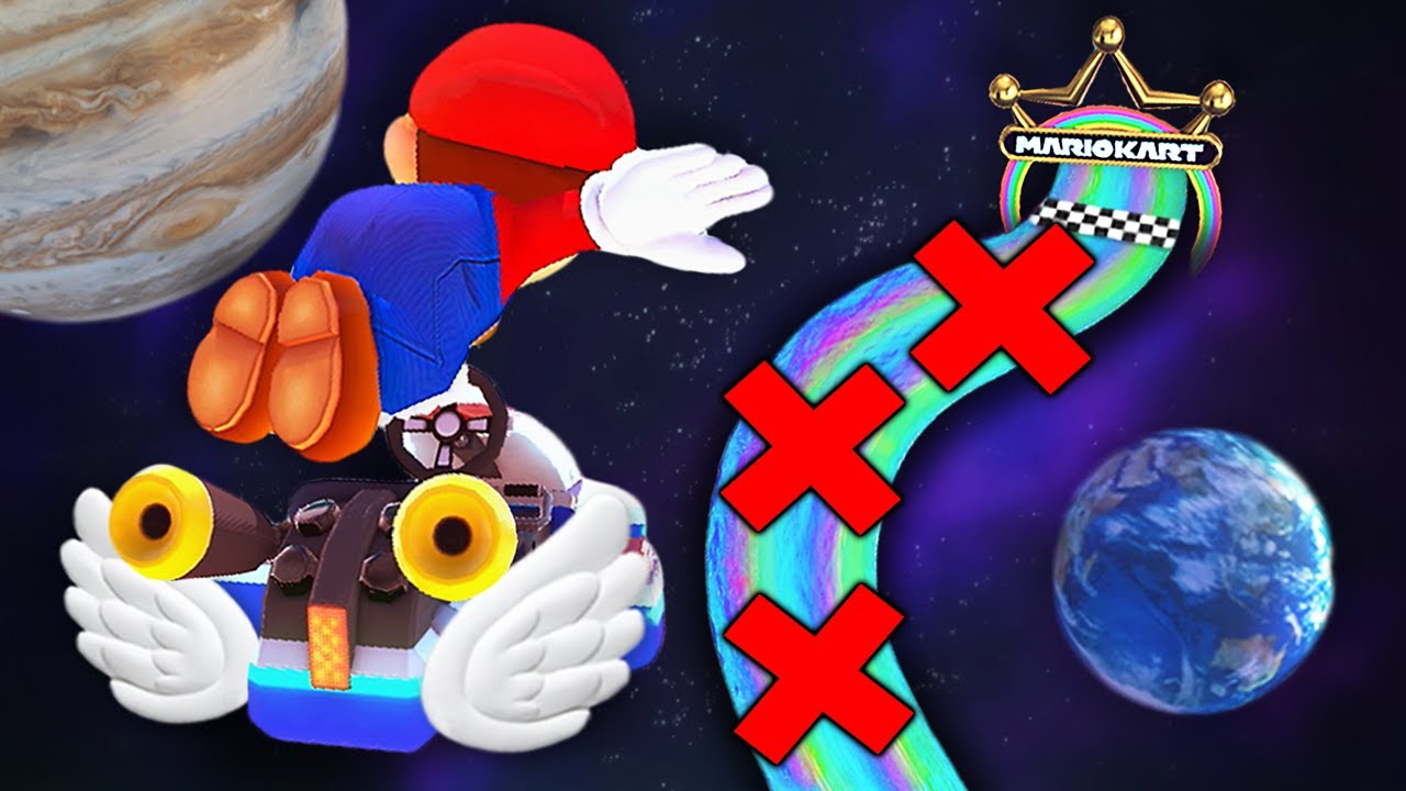 Can We Beat Rainbow Road Without Touching the Ground?