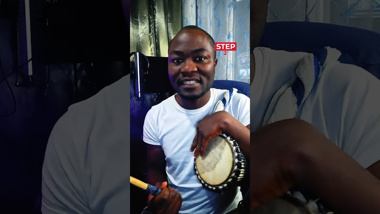 3 steps to playing the talking drum: Talk on  d drum: