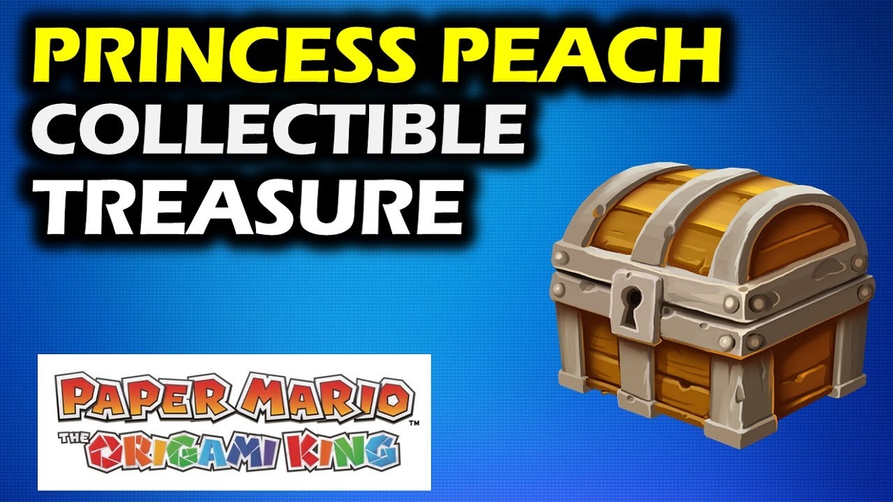 The Princess Peach: All Collectible Treasure Chest Locations | Paper Mario Origami King Walkthrough