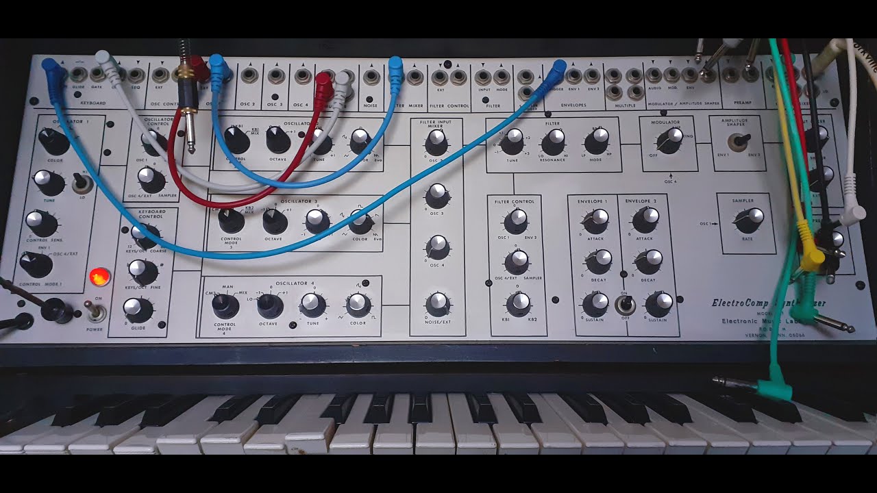 Electrocomp 101 Vintage Synthesizer: Test Sweep + Fun with Filters