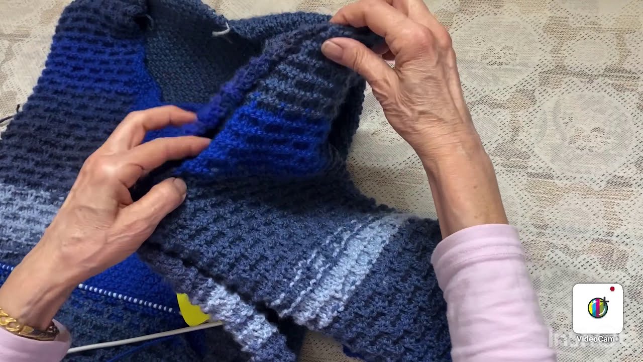 افكار لخلط الالوان ومعالجة نقص غرز الكم/Knitting help