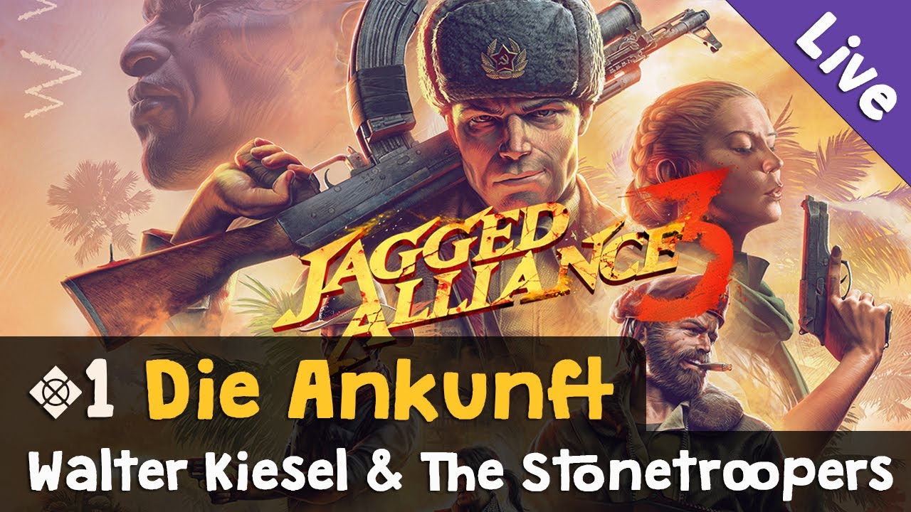 #1: Die Ankunft ✦ Let's Play Jagged Alliance 3 (Livestream-Aufzeichnung)