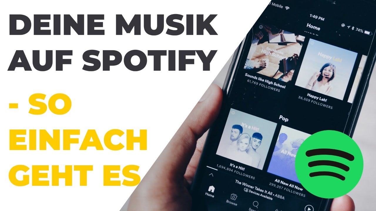 Eigene Musik auf Spotify hochladen - so einfach geht es!