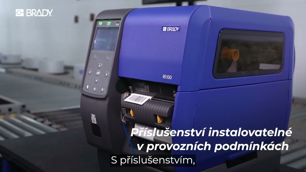 Brady i6100 &ndash; Rychl&aacute; a odoln&aacute; tisk&aacute;rna průmyslov&yacute;ch etiket
