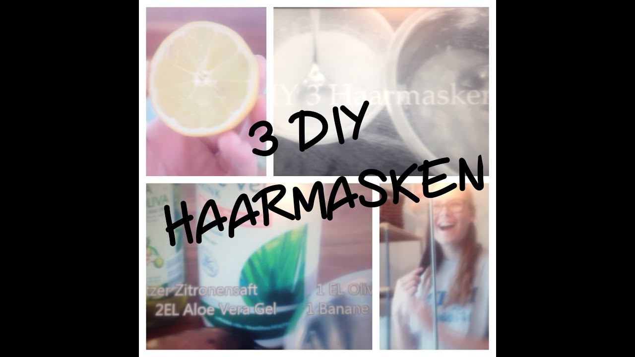 DIY 3 HAARMASKEN |MissSunshine