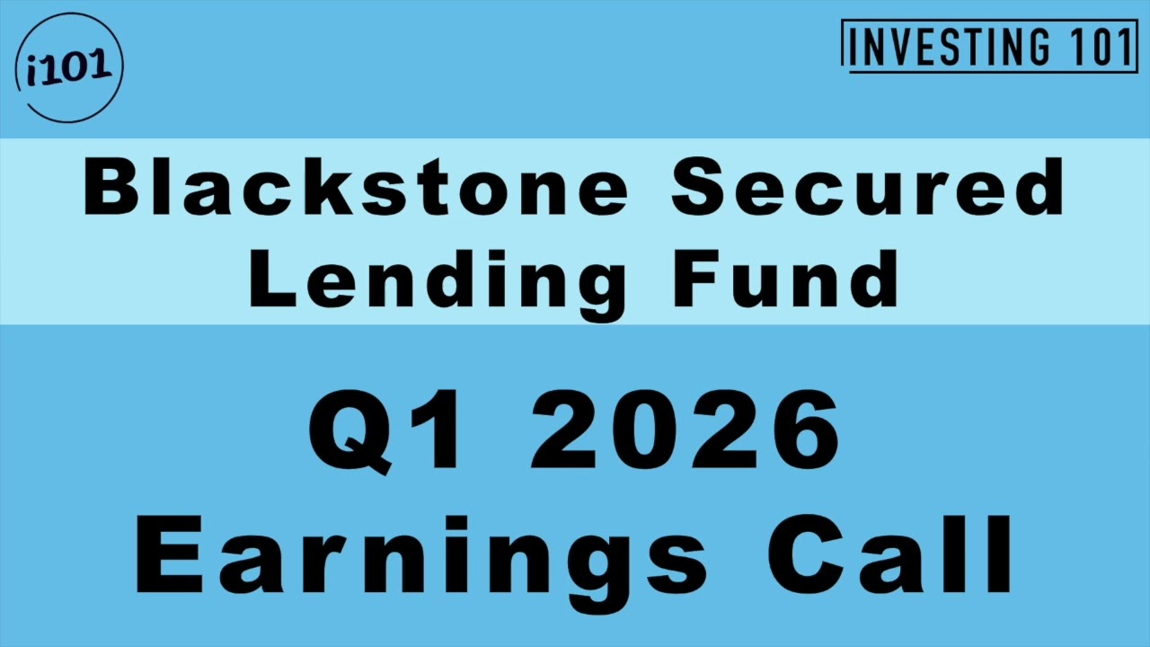 Blackstone Secured Lending Fund Q1 2026 Earnings Call | EPS Beats At $0.77