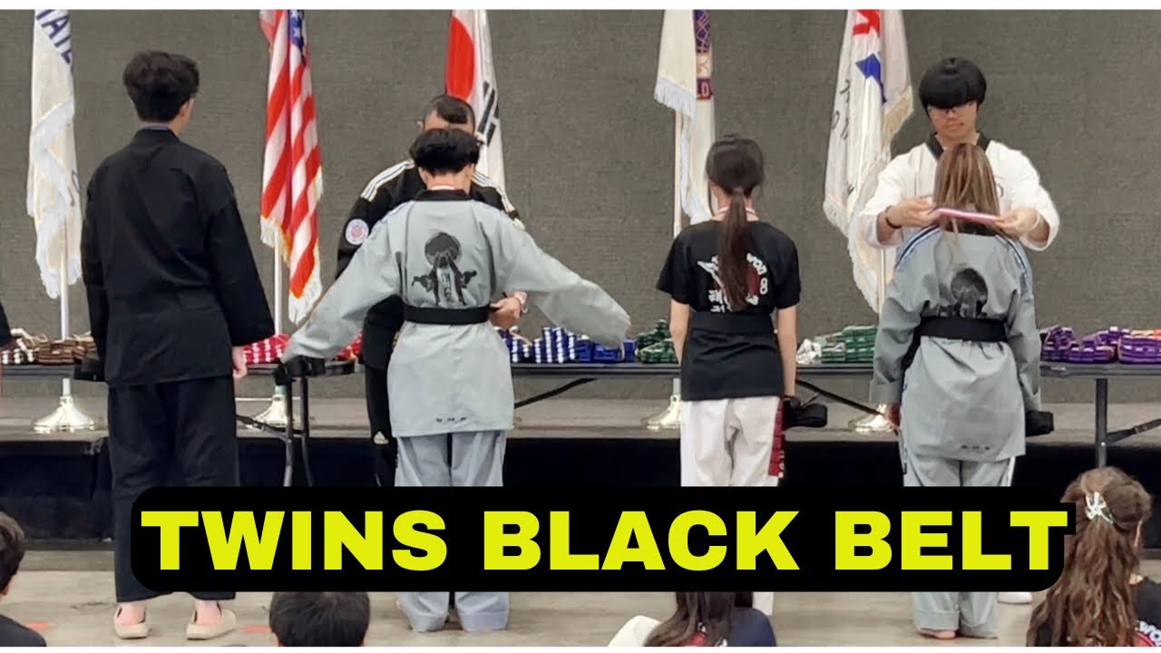 Twins Earn Their 2nd Degree Black Belt 🥋| Taekwondo Promotion Ceremony