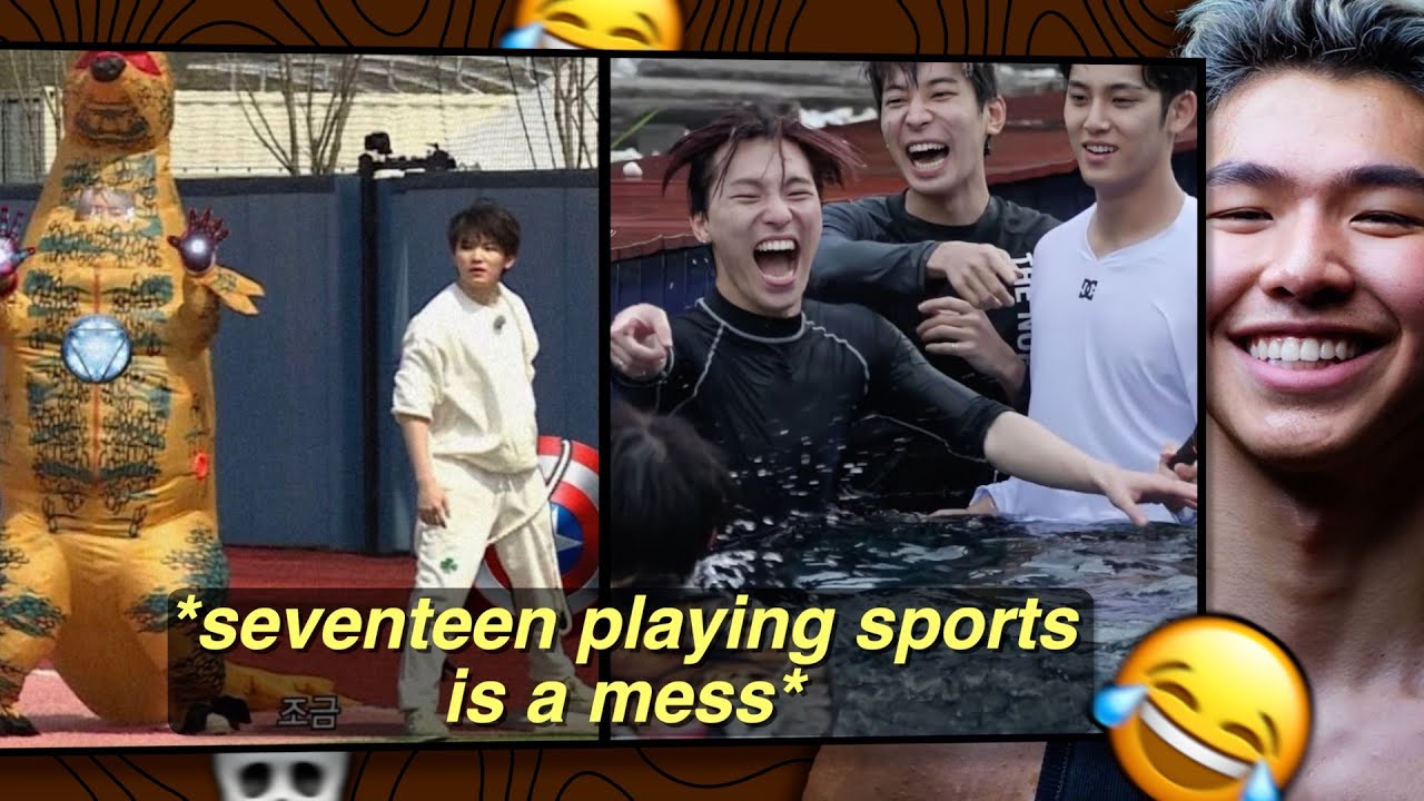 Athlete React to Seventeen Playing Sports is a Mess