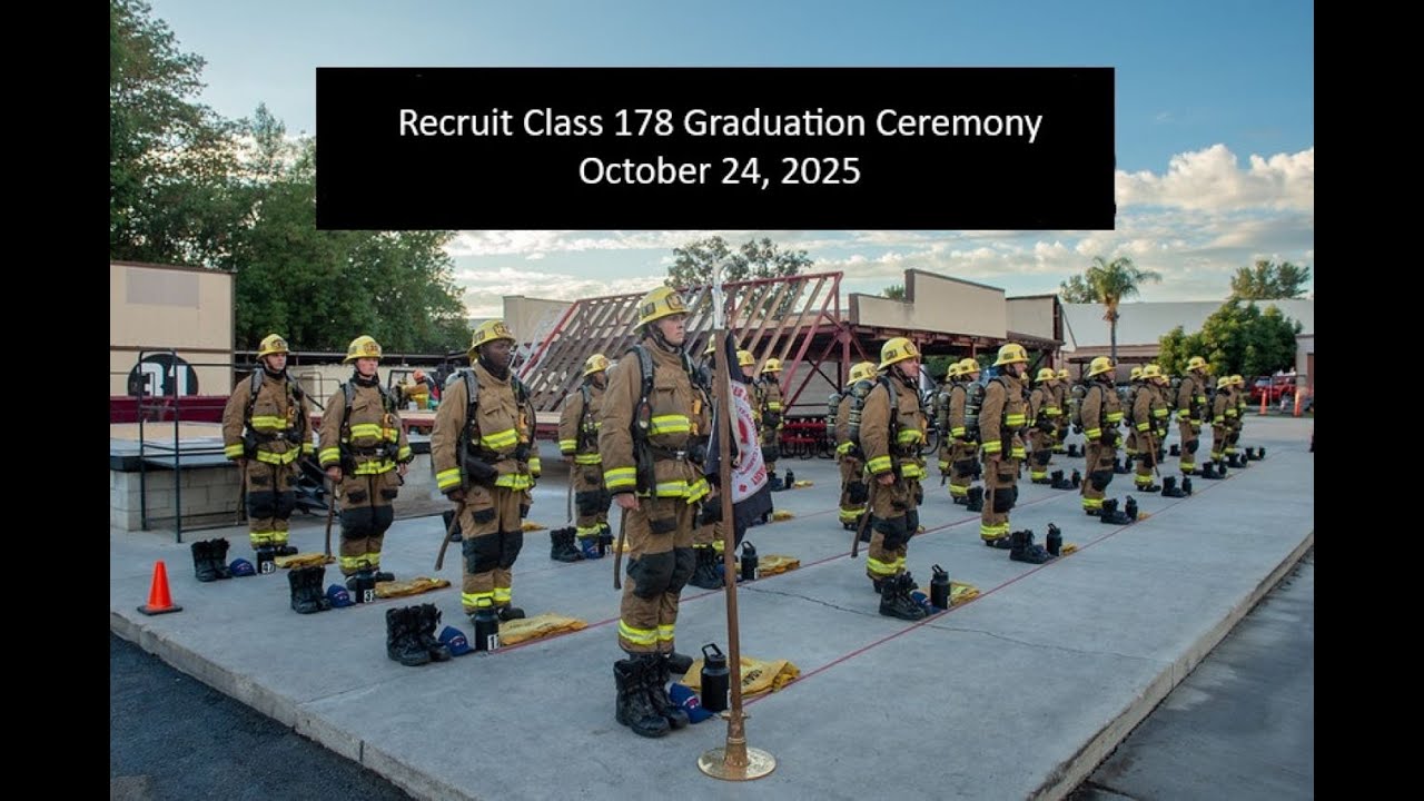Recruit Class 178 Graduation Ceremony