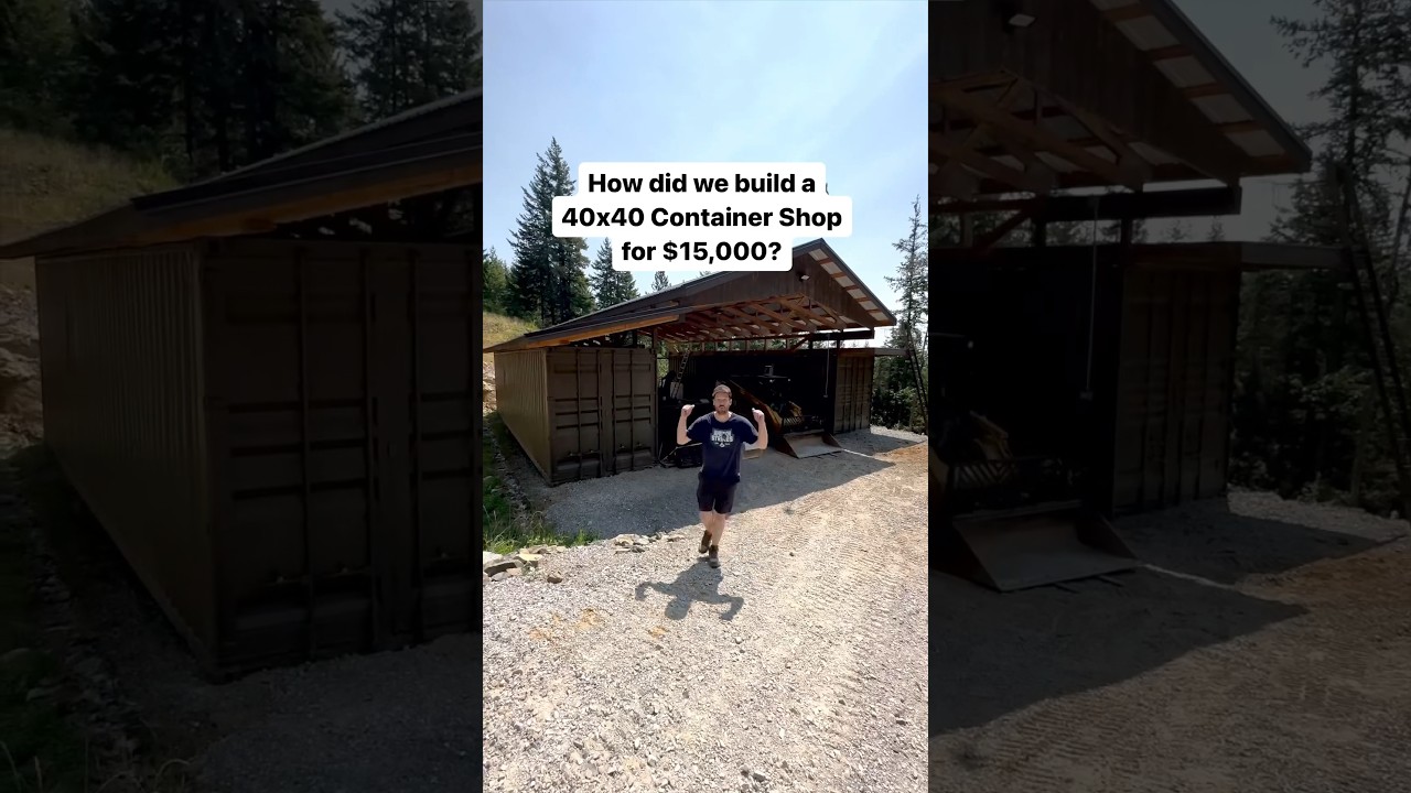DIY Container Shop cost breakdown ⬇️
