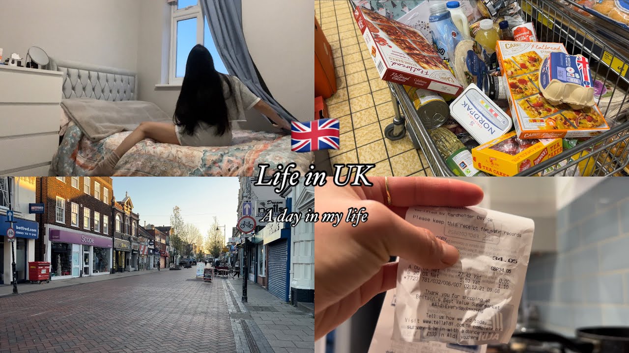 Life in UK | A day in my life | Food shopping in Aldi