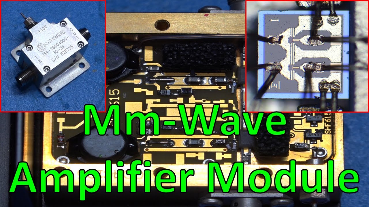 TNP #16 - Teardown, Repair & Analysis of a few mm-Wave (26GHz - 40GHz) Amplifier Modules
