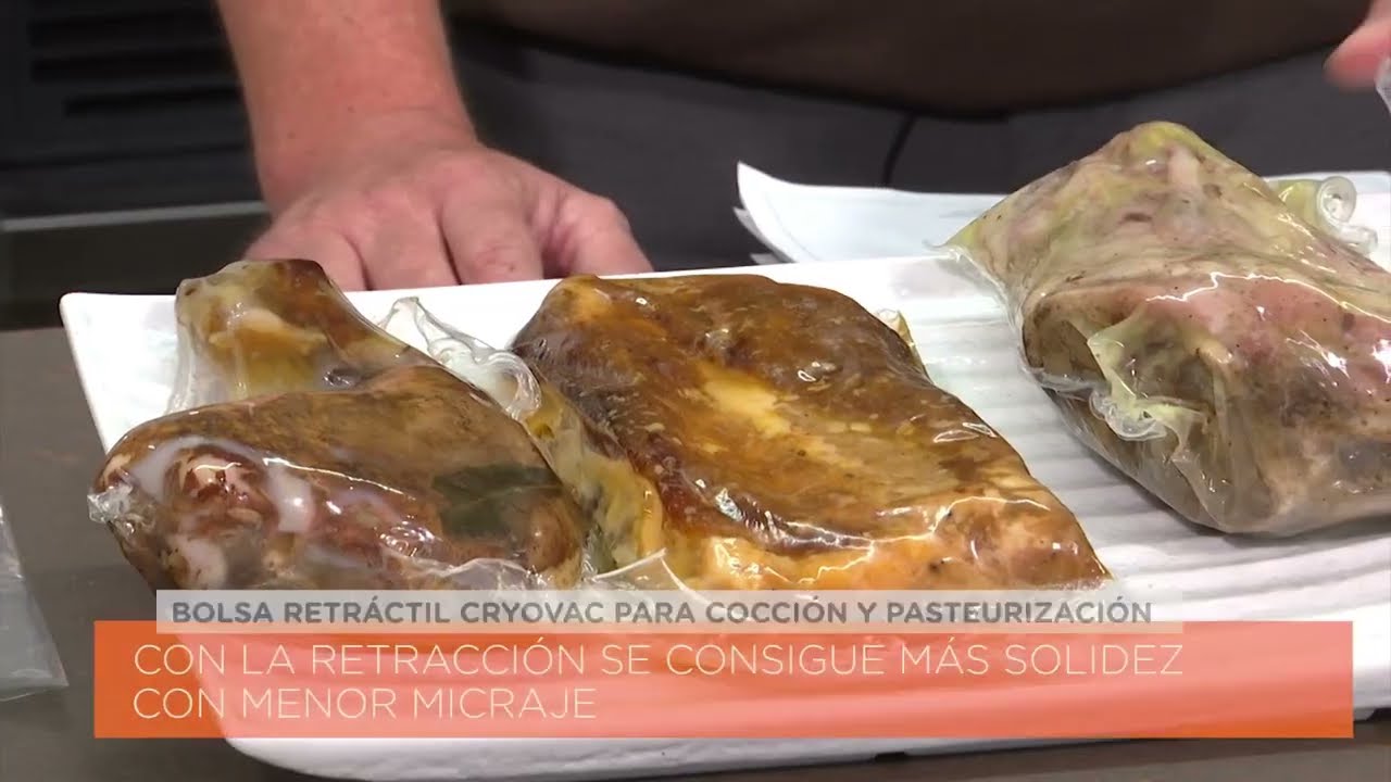 Bolsas de Vacio retractiles de coccion y pasteurización Cryovac en Villena Impulsa