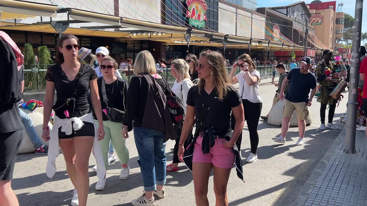 🌴🍻Spaziergang Schinkenstraße Strand @  Playa de Palma🍻🌴| Mallorca Ballermann☀️ El Arenal | Mai 2024