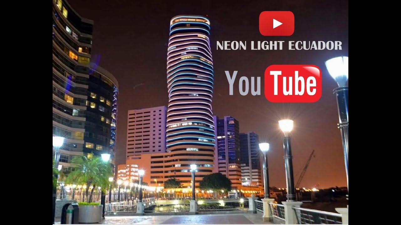 EDIFICIO THE POINT / GUAYAQUIL - ECUADOR / SHOW NEON LIGHT ECUADOR 2019 #ETT2