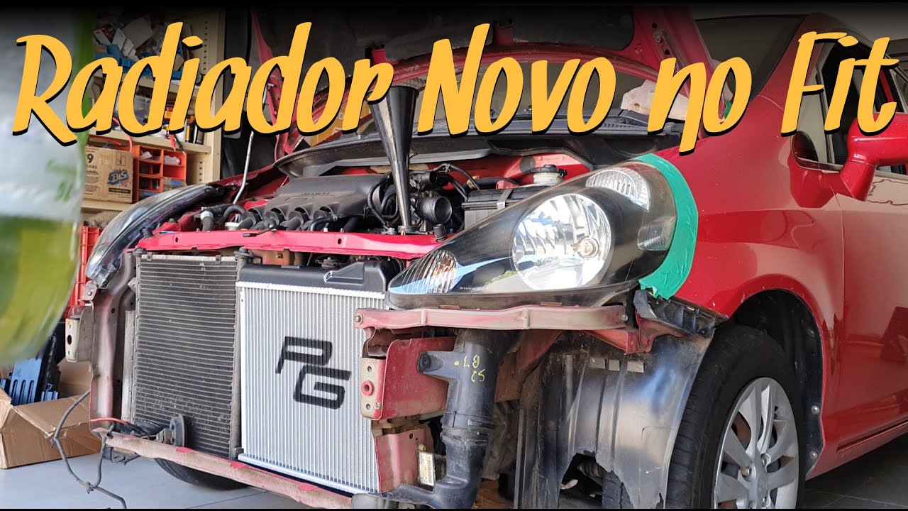 Trocando o Radiador do Honda Fit - [4K]