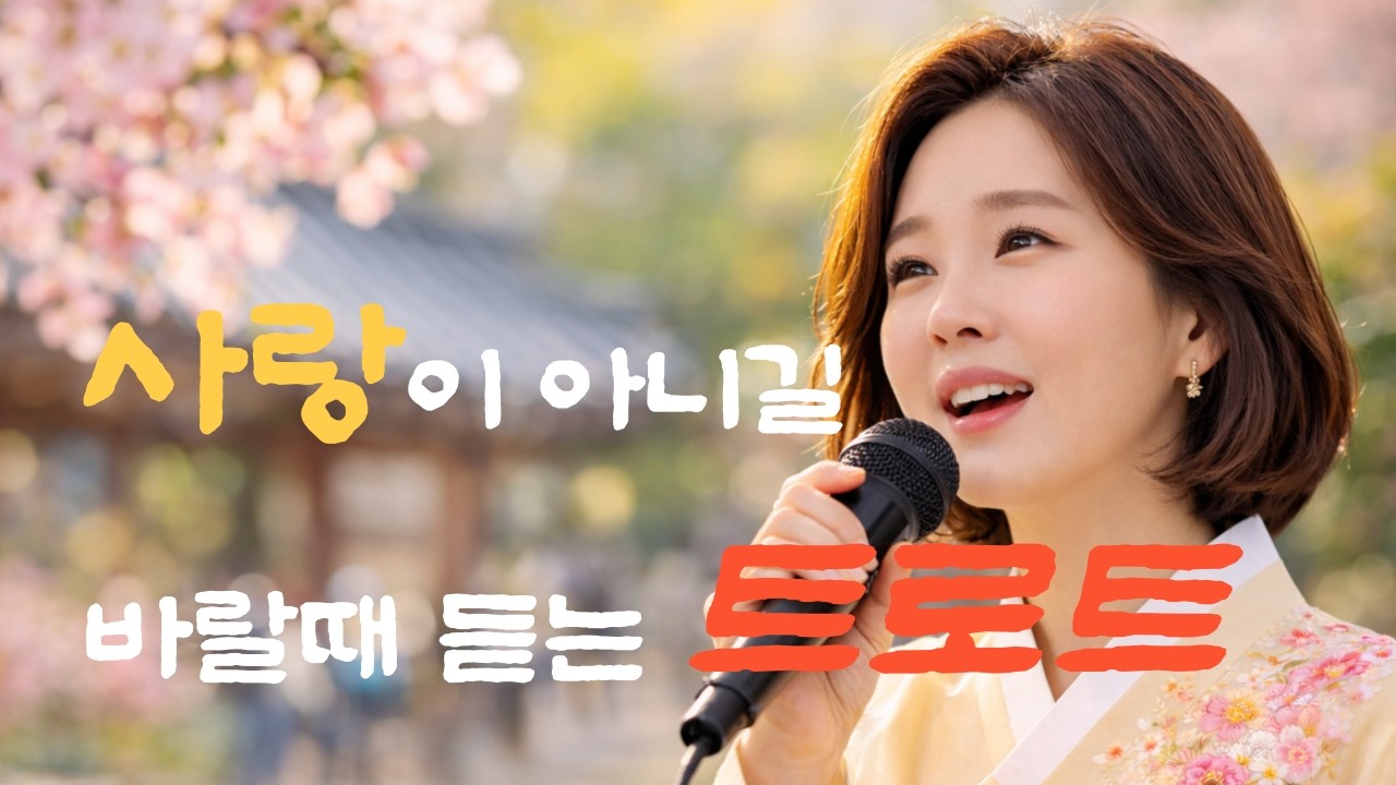 사랑이 아니길 바랐어요 / 그래야 내가 덜 아플 테니까요 / 어디까지가 사랑이었을까 / 끝까지 사랑이라 믿고 싶었지만 / 마지막까지 아니라고 말하고 싶었다,#AI트로트#밤에듣는노래