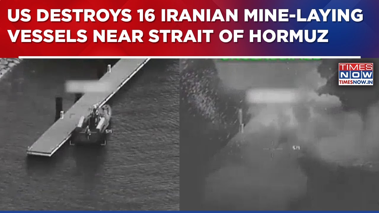 US Destroys 16 Iranian Mine-Laying Vessels Near Strait Of Hormuz As Tensions Rise Around Oil Routes