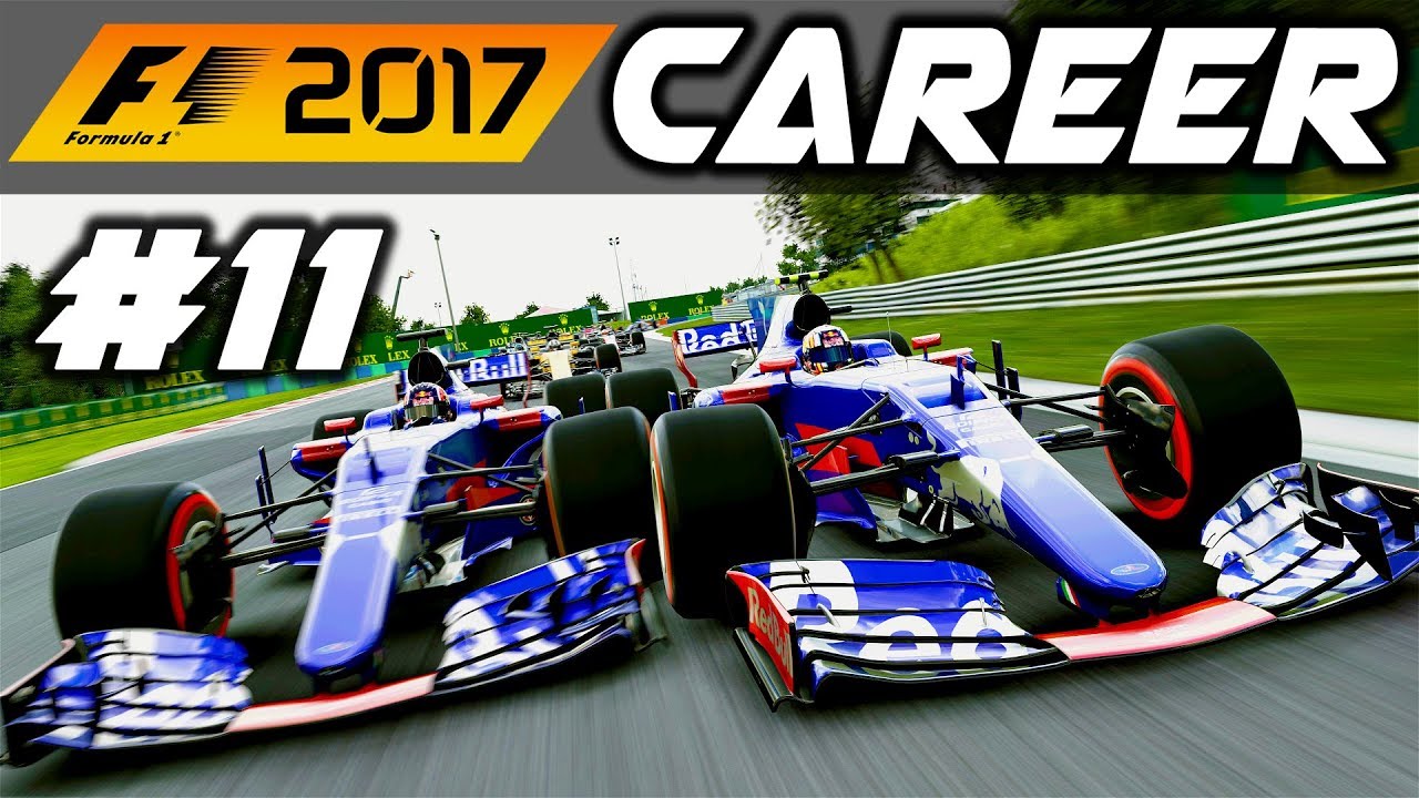F1 2017 Career Mode Part 11: DISASTER MISTAKE AT HUNGARY