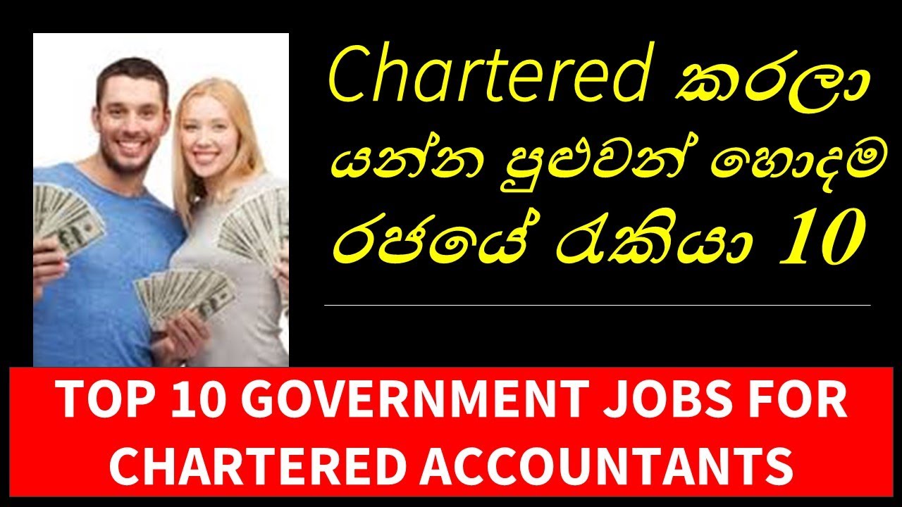 Top 10 Government Jobs After Becoming a Chartered Accountant in Sri Lanka | High-Paying CA Roles