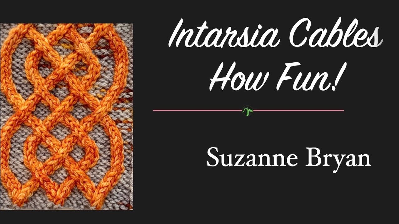 Intarsia Cables Worked Flat