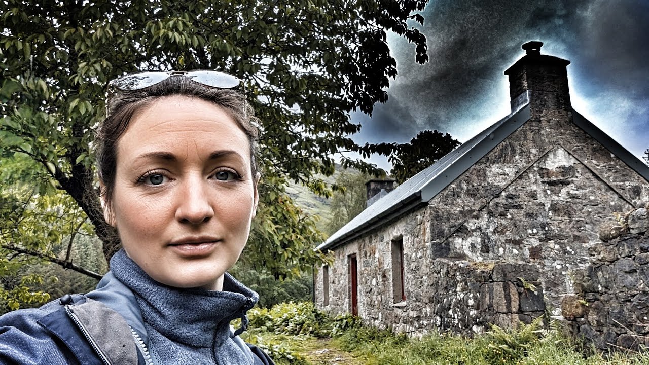 ALONE in a REMOTE Scotland BOTHY in the MOUNTAINS