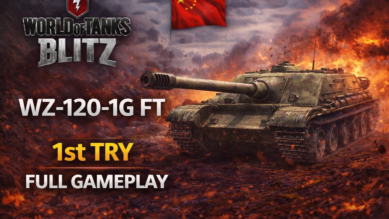 WoT Blitz WZ-120-1G FT – 1st Try | Full Gameplay