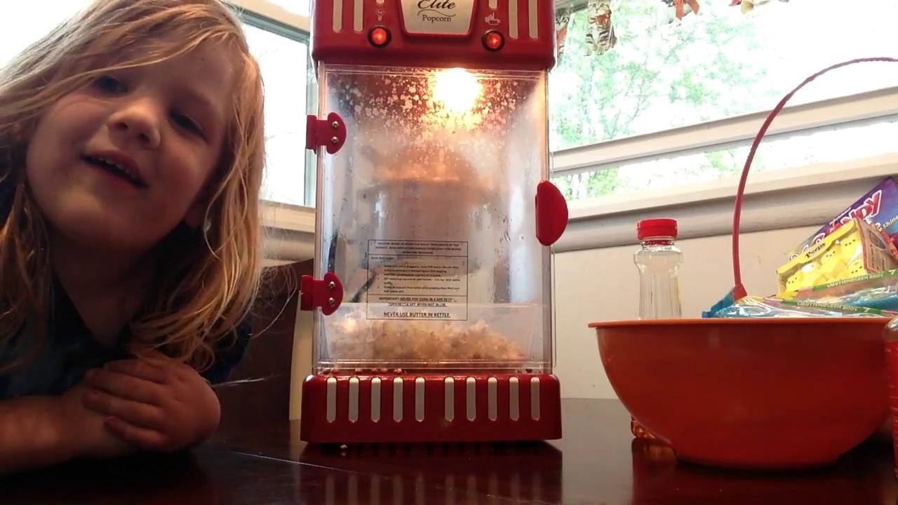 Home Popcorn Maker Review - Nostalgia Electrics