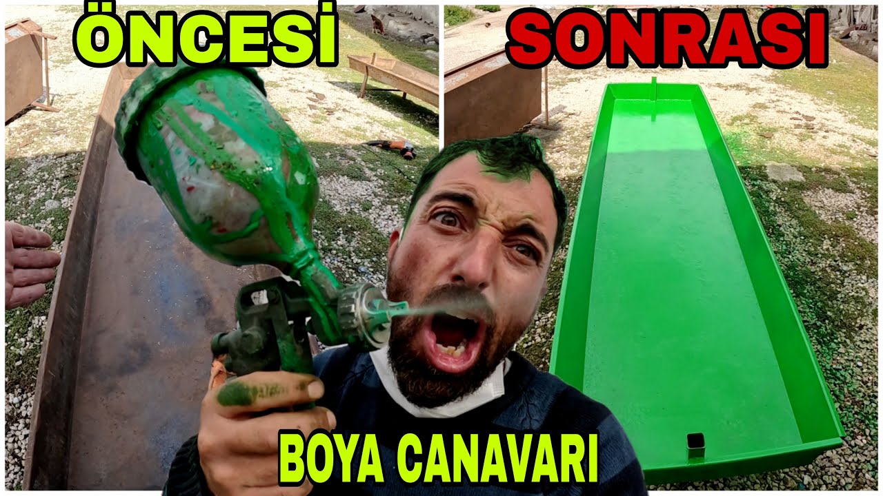 3 BİN LİRALIK BOYA İLE 50 BİN TL KURTARMAK~HER ŞEYİ YEŞİLE BOYADIK~SAÇLARIM BİLE~YEM AHIRLARI TAMAM