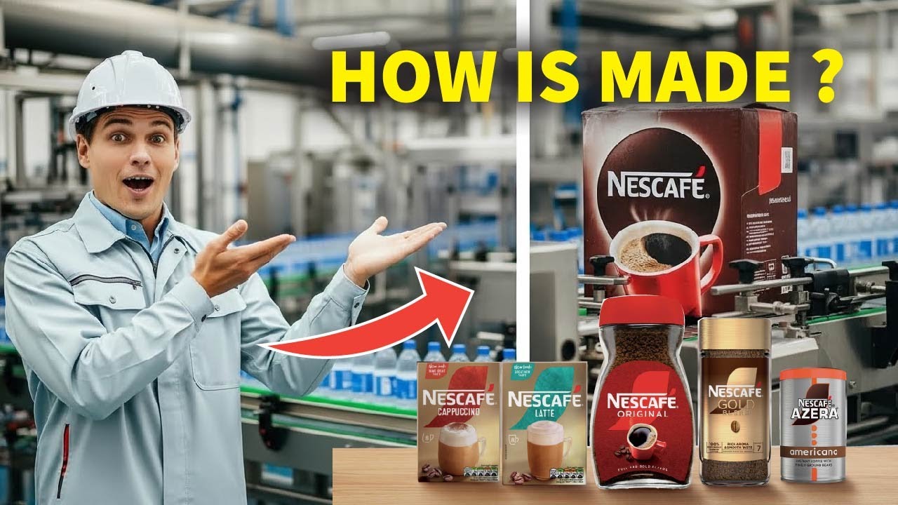 Inside a NESCAFE' production line | showing the full  process