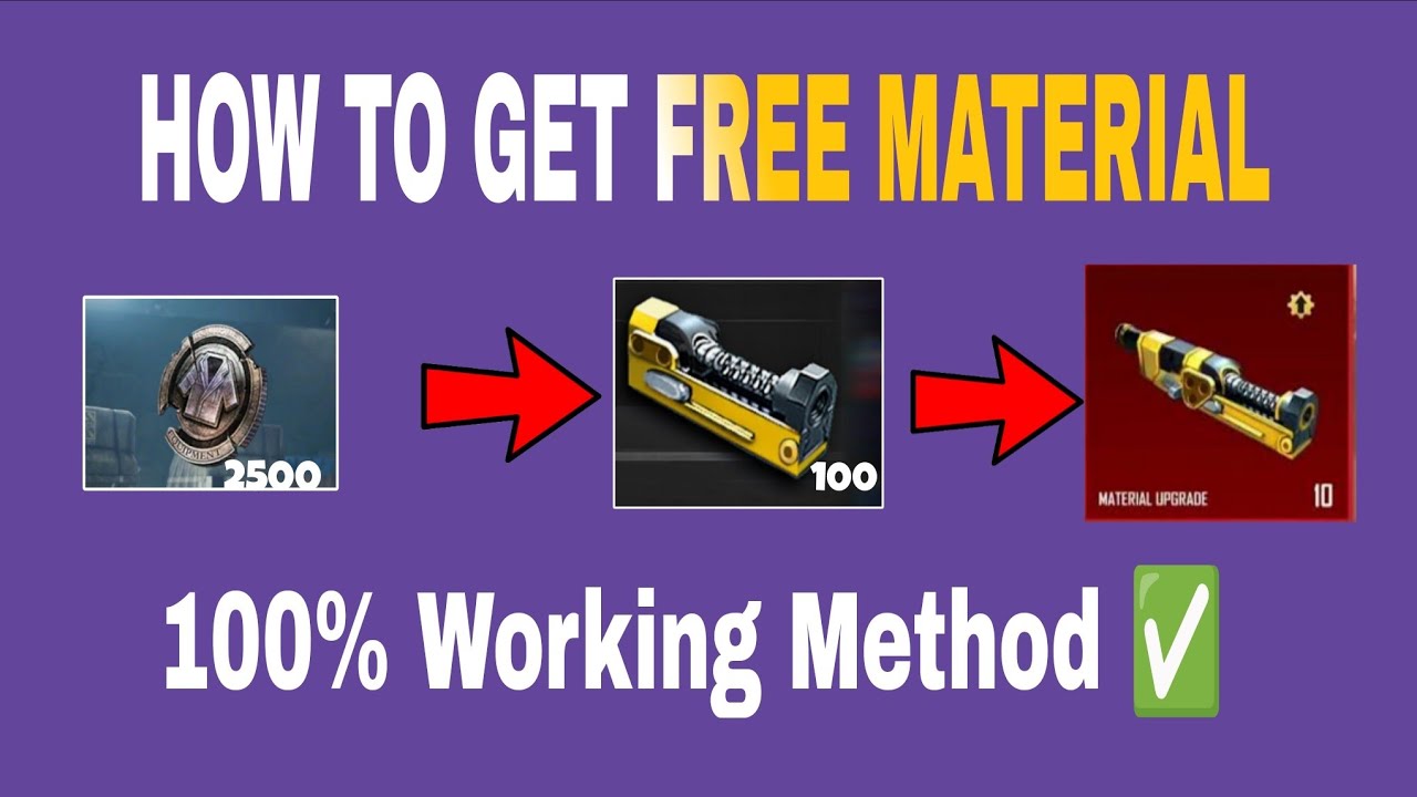 How To Get Material in BGMI | BGMI में Free Materials कैसे पाएं? | 100% Working Tips & Tricks 