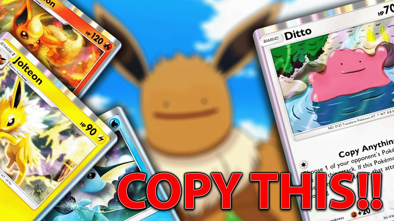Is DITTO PERFECT With The EEVEELUTIONS!? | Pokemon TCG Pocket