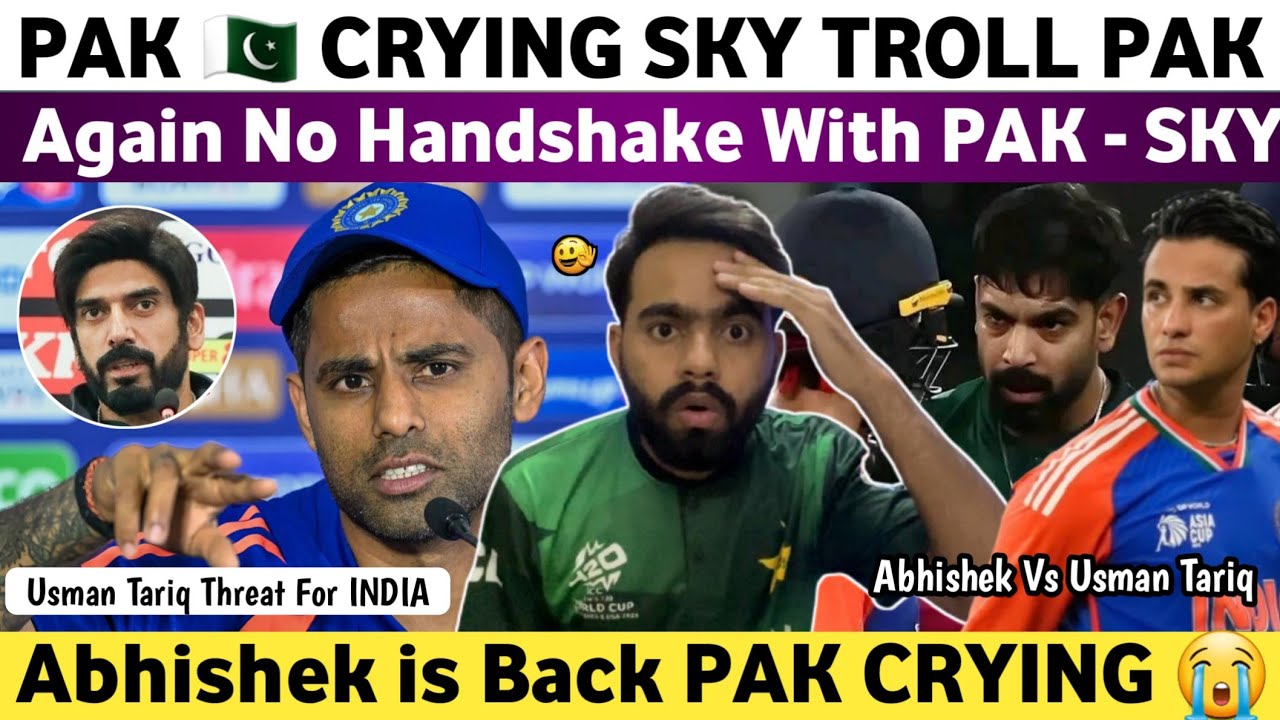Pak Media Crying on Suryakumar Yadav Troll Pak in Press Conference | Pak Media on Ind Vs Pak 15 Feb 