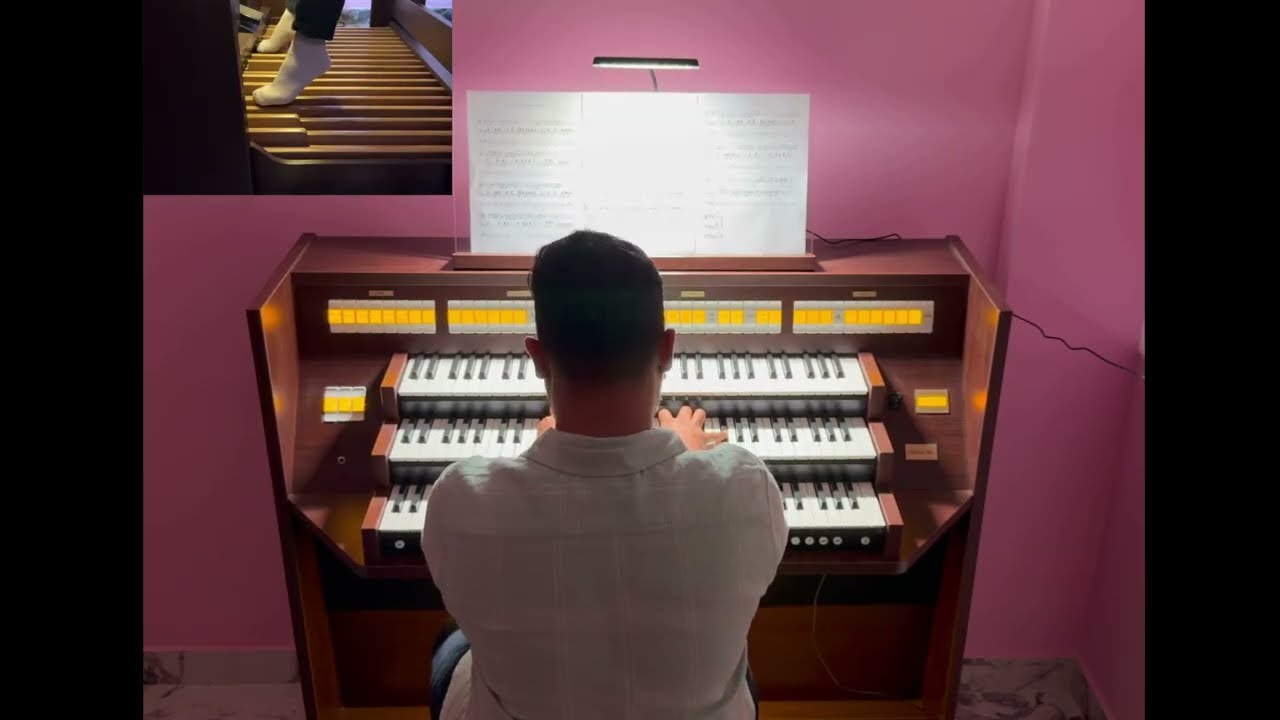 Festive Trumpet Tune | David German | Organ performance by Alan Jake Oommen | Johannus Digital Organ