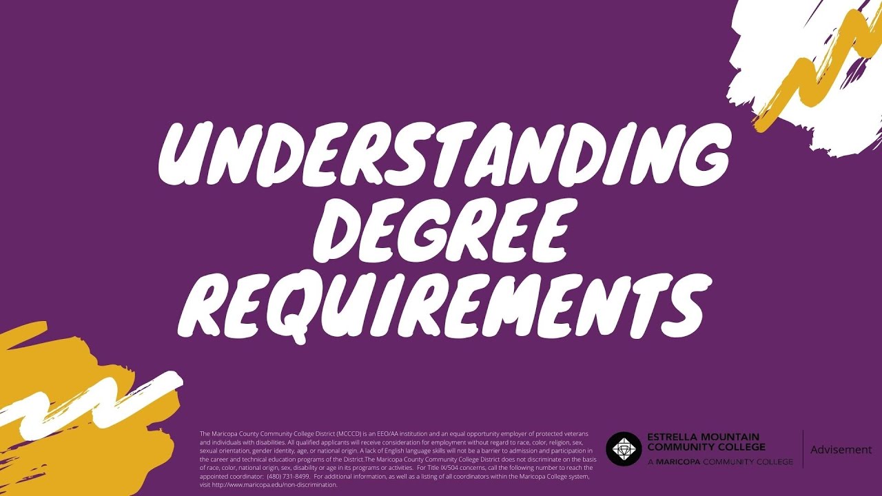 Understanding Degree Requirements