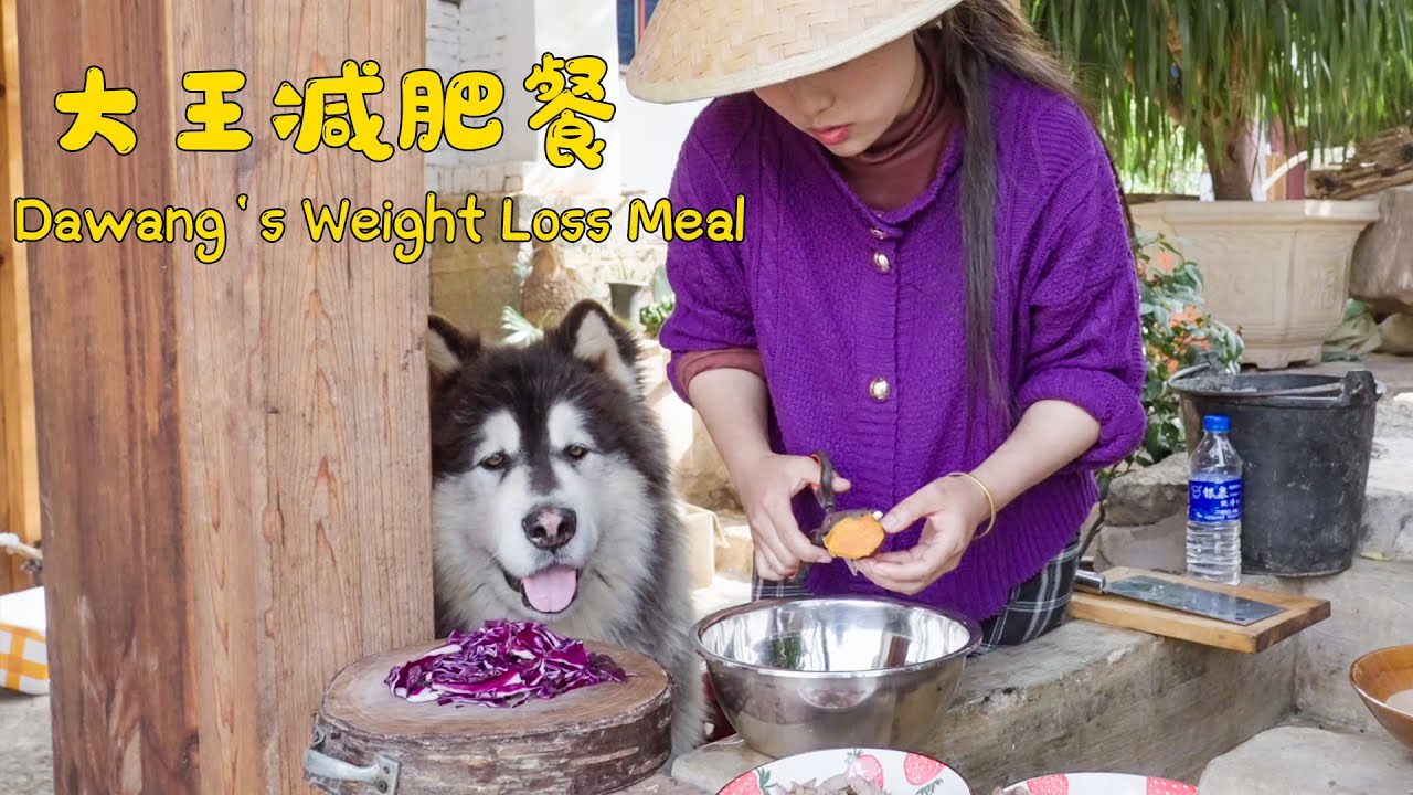 给两小只狗狗准备特别午饭，很开心看他们平安长大