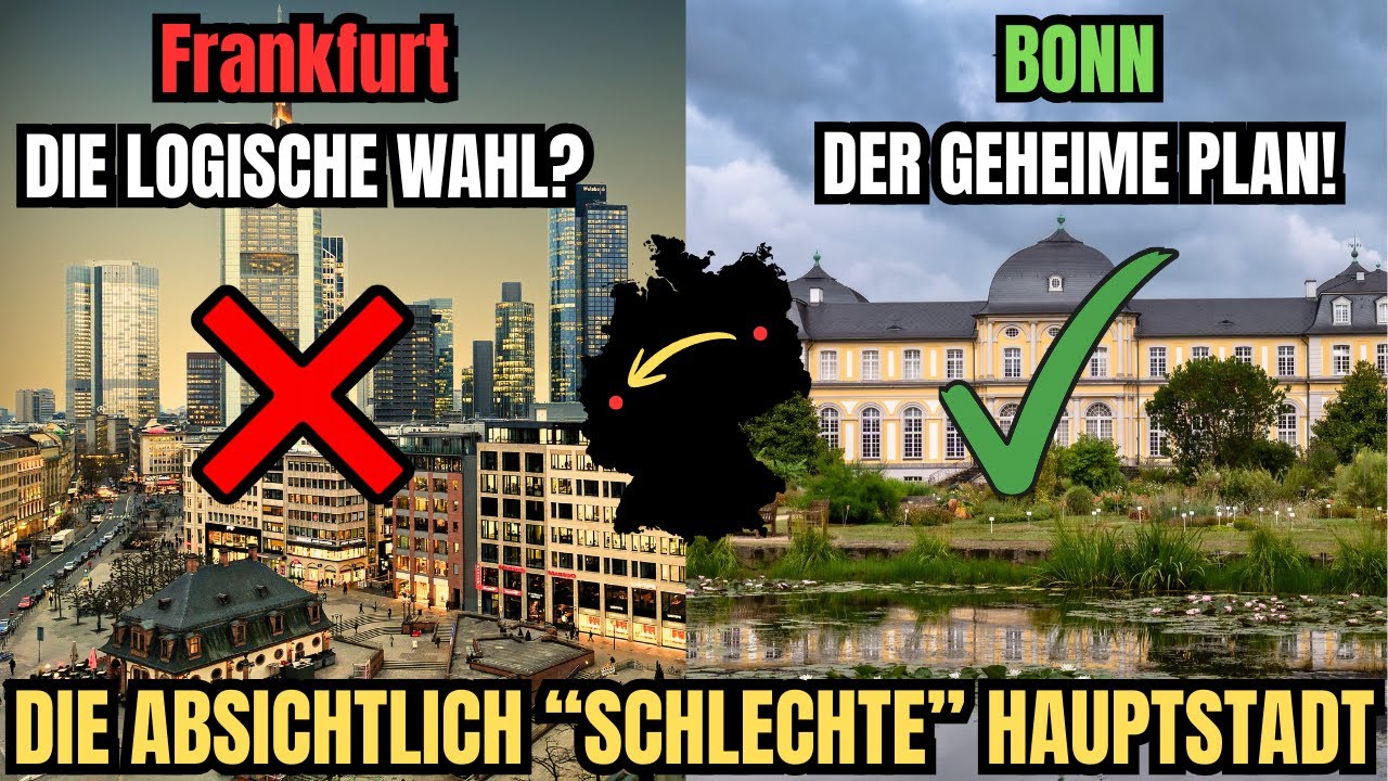 Warum Deutschland ABSICHTLICH eine „schlechtere“ Hauptstadt wählte