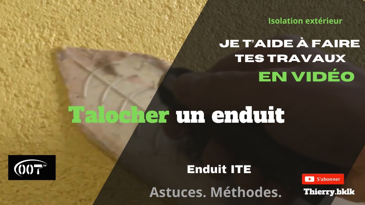 ✅ Comment talocher son enduit mince facilement 👈