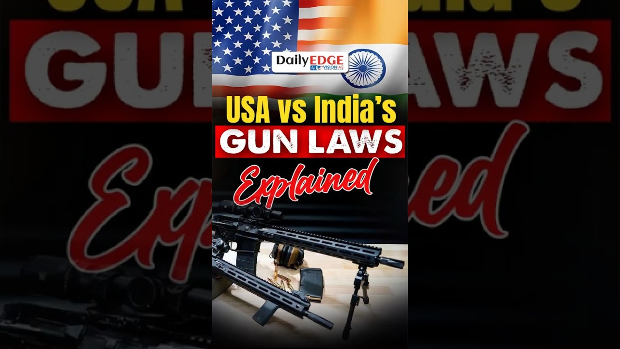 Daily Edge By VisionIAS | Charlie Kirk&rsquo;s Death: USA vs India&rsquo;s Gun Laws Explained
