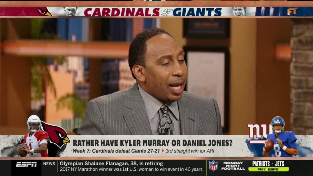 ESPN FIRST TAKE - Stephen A. Smith & Max DEBATE: Rather have Kyler Murry or Daniel Jones?