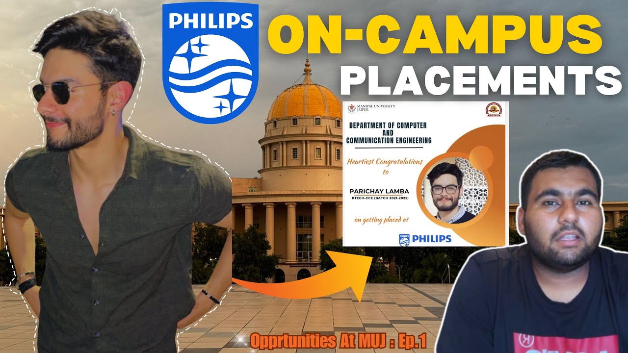 FROM MUJ TO PHILIPS (Software development engineer) : MANIPAL PLACEMENTS EP.1