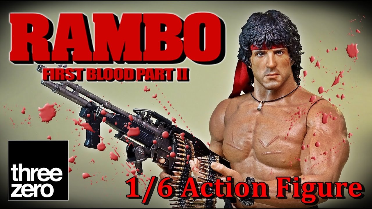 Threezero Rambo First Blood Part 2 - 1/6 Scale Action Figure Unboxing & Review 💪😎💪🌟⚔✨
