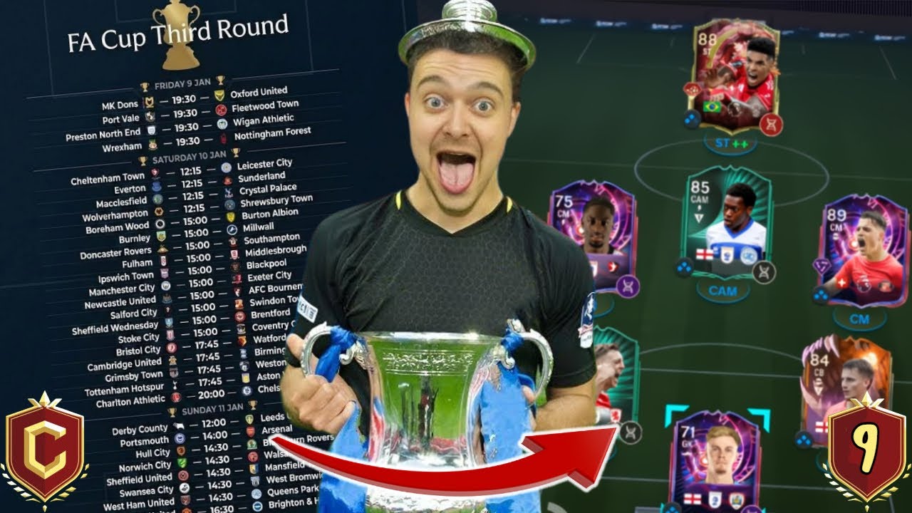 FUT Champions... Но колесо выбирает игроков из всех команд 3-го раунда Кубка Англии 🏆 #fc26 #eafc...