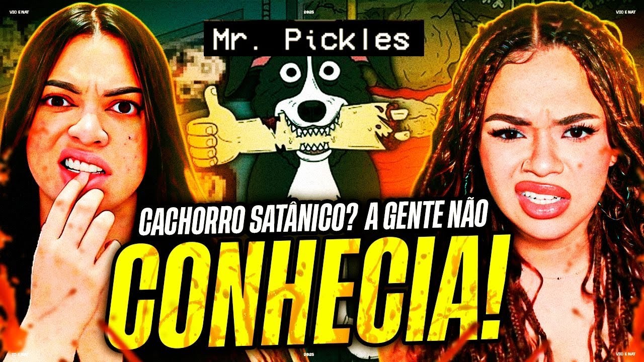 REAGINDO a O DESENHO MAIS BRUTAL JÁ FEITO - Mr. Pickles | Nat e Vic MV