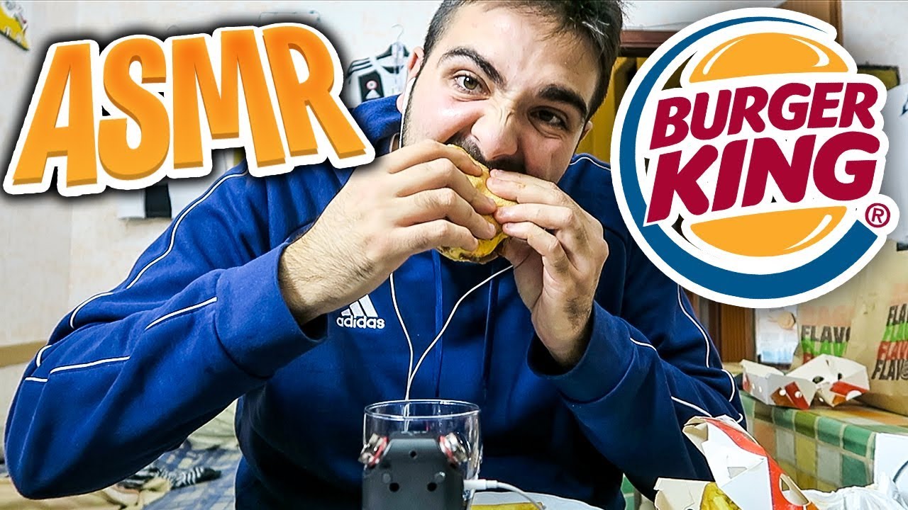 🍔 ASMR BURGER KING 🍔👑🎧