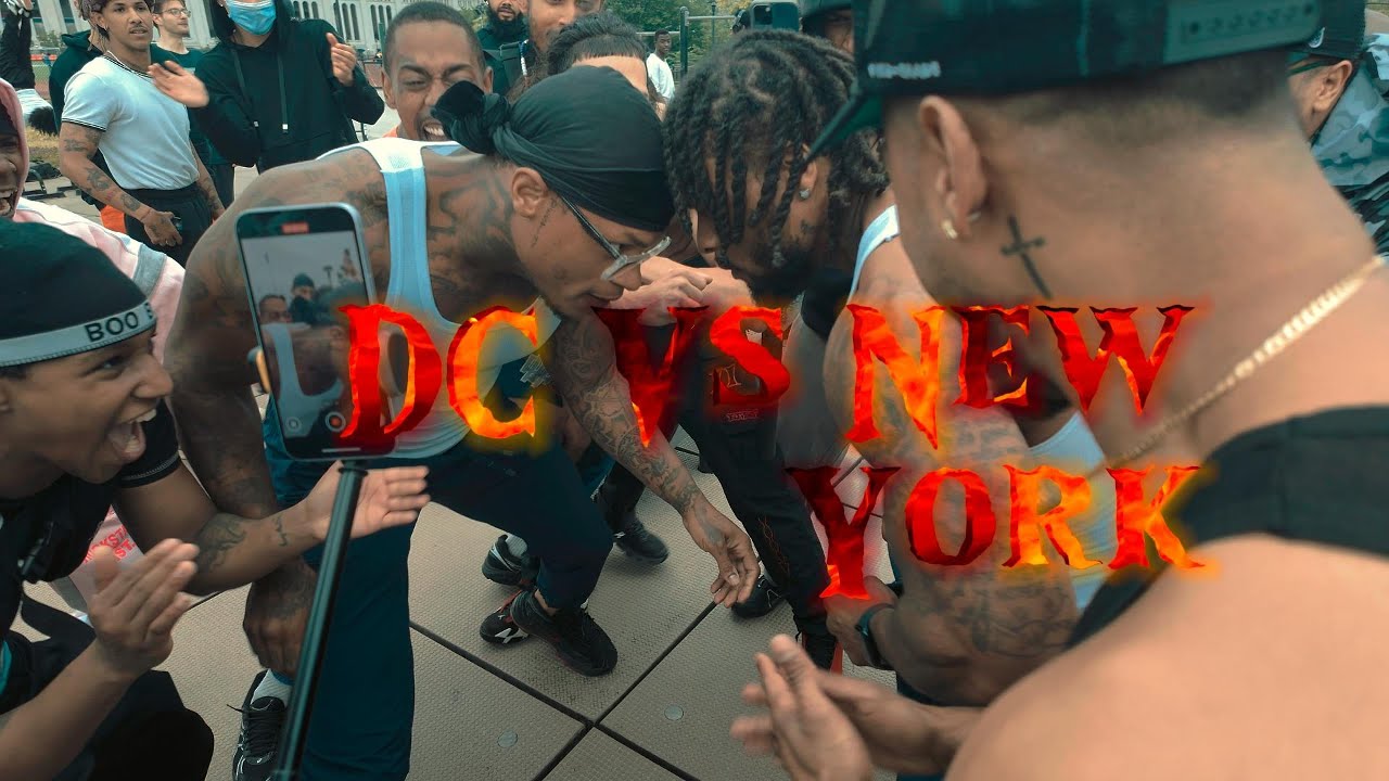 Dude who raced @IShowSpeed on the bars DC vs New York @WATCHM3WORKTV vs @healthy_is_handsome