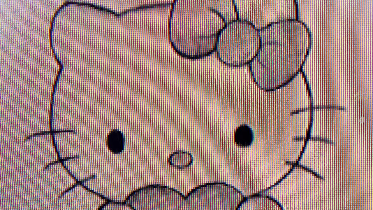 Cizim egitimi _yeni baslayanlar icin Hello kitty adim nasil cizilir